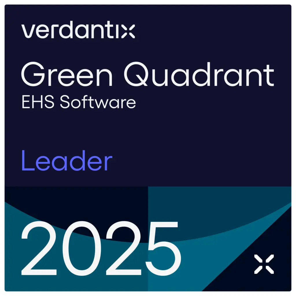 Verdantix Green Quadrant EHS Software Leader Badge for VelocityEHS in 2025